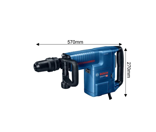 Bosch GSH 11 E Professional Breaker – Powerful Demolition Hammer for Concrete Chiseling, High Impact Electric Breaker for Heavy Duty Construction and Industrial Work